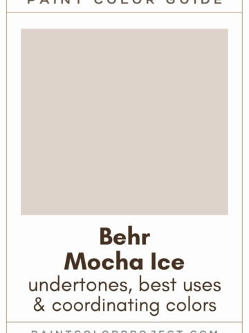 Behr Mocha Ice Paint Color Guide