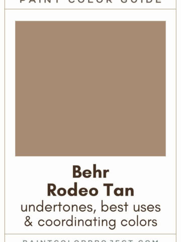 Behr Rodeo Tan Paint Color Guide