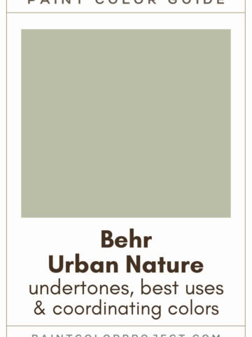Behr Urban Nature Paint Color Guide