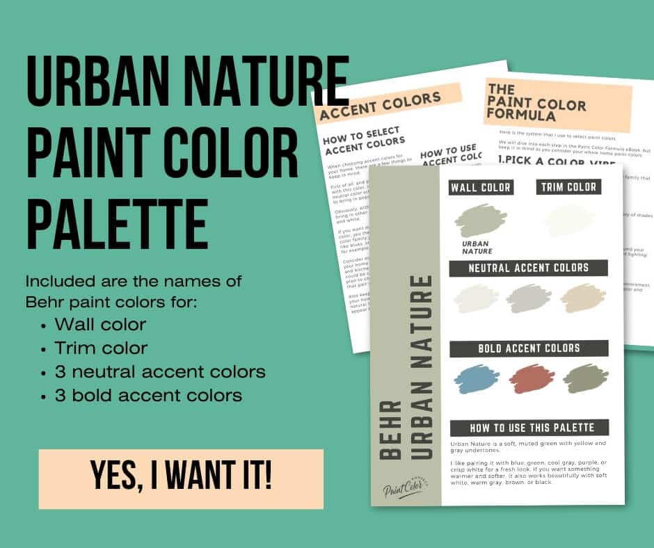 Behr Urban Nature Paint Palette