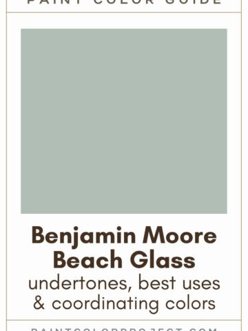 Benjamin Moore Beach Glass Paint Color Guide