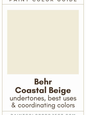 Behr Coastal Beige Paint Color Guide