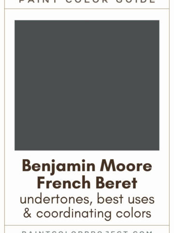 Benjamin Moore French Beret Paint Color Guide