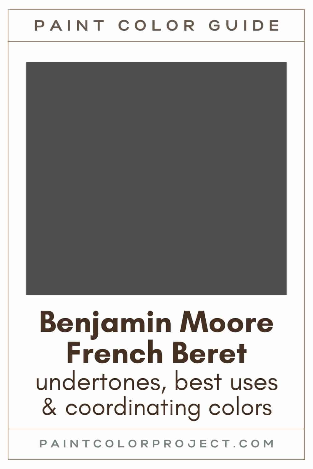 Benjamin Moore French Beret Paint Color Guide