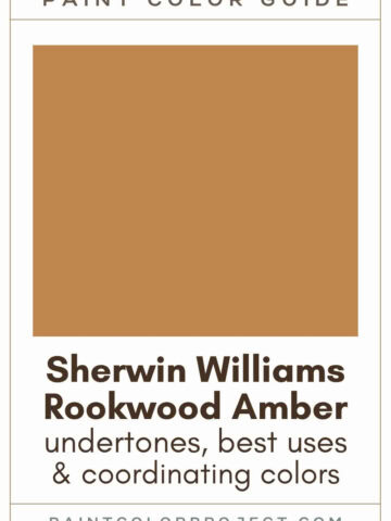 Sherwin Williams Rookwood Amber Paint Color Guide
