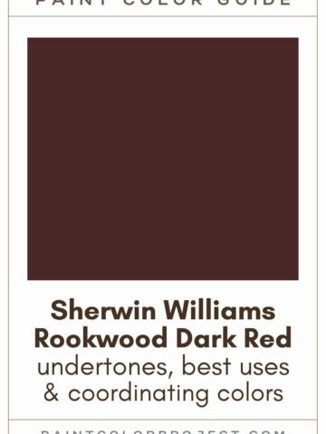 Sherwin Williams Rookwood Dark Red Paint Color Guide