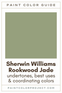 Sherwin Williams Rookwood Jade Paint Color Guide
