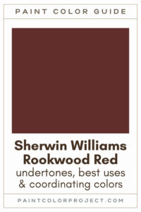 Sherwin Williams Rookwood Red Paint Color Guide