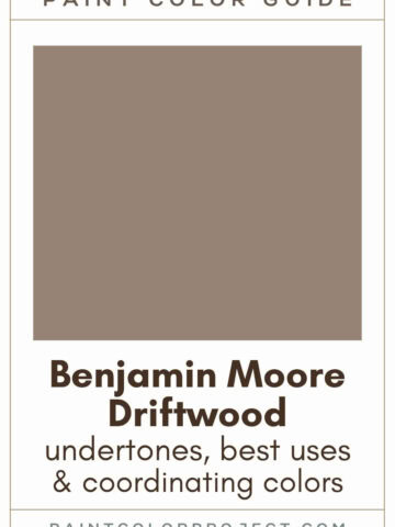 Benjamin Moore Driftwood Paint Color Guide