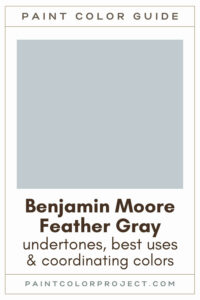 Benjamin Moore Feather Gray Paint Color Guide