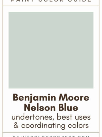 Benjamin Moore Nelson Blue Paint Color Guide