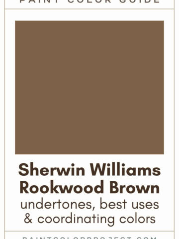 Sherwin Williams Rookwood Brown Paint Color Guide