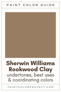 Sherwin Williams Rookwood Clay Paint Color Guide