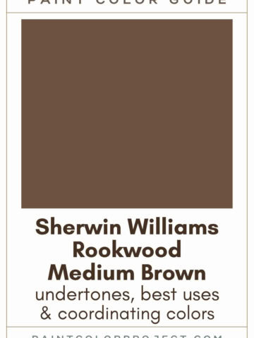 Sherwin Williams Rookwood Medium Brown Paint Color Guide