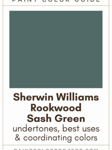 Sherwin Williams Rookwood Sash Green Paint Color Guide