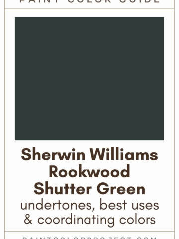 Sherwin Williams Rookwood Shutter Green Paint Color Guide