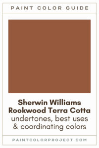 Sherwin Williams Rookwood Terra Cotta Paint Color Guide