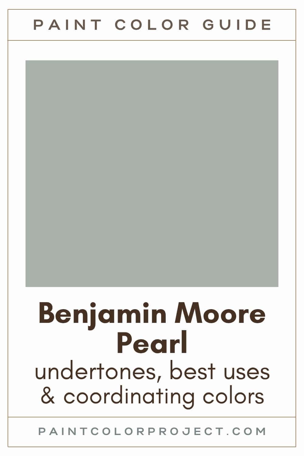 Benjamin Moore Pearl Paint Color Guide