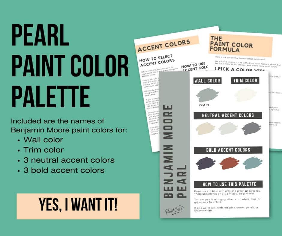 Benjamin Moore Pearl Paint Palette