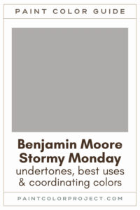 Benjamin Moore Stormy Monday Paint Color Guide