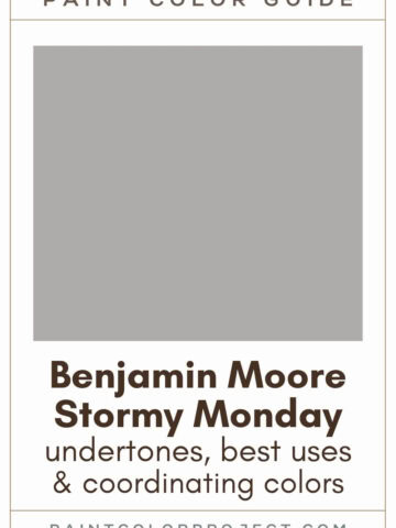 Benjamin Moore Stormy Monday Paint Color Guide