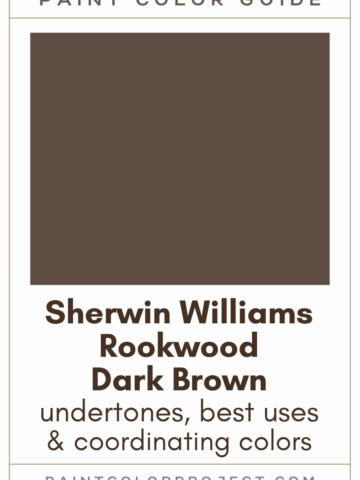 Sherwin Williams Rookwood Dark Brown Paint Color Guide