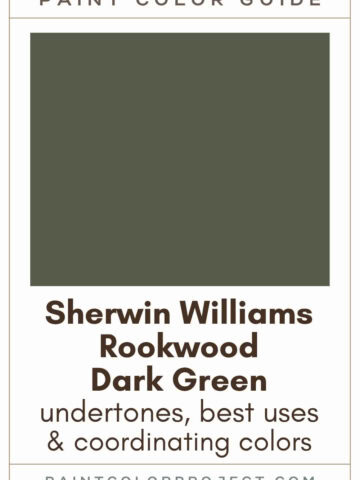 Sherwin Williams Rookwood Dark Green Paint Color Guide