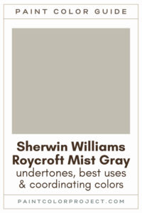 Sherwin Williams Roycroft Mist Gray Paint Color Guide