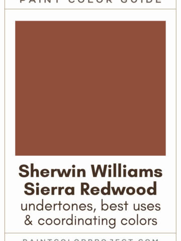 Sherwin Williams Sierra Redwood Paint Color Guide