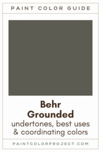 Behr Grounded Paint Color Guide