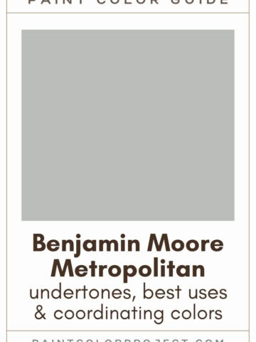 Benjamin Moore Metropolitan Paint Color Guide