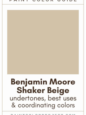 Benjamin Moore Shaker Beige Paint Color Guide