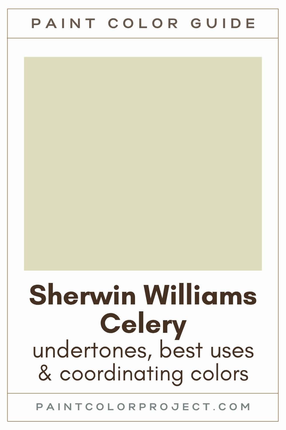 Sherwin Williams Celery Paint Color Guide