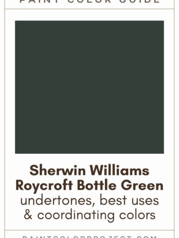 Sherwin Williams Roycroft Bottle Green Paint Color Guide