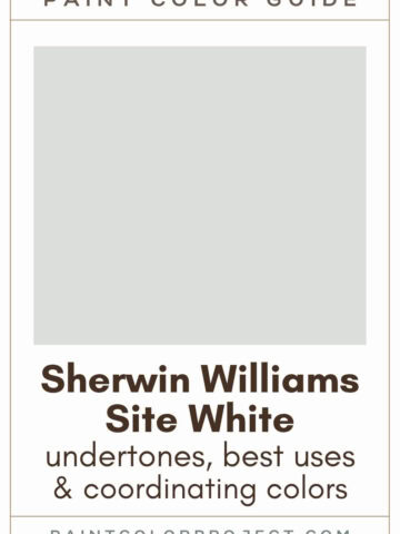 Sherwin Williams Site White Paint Color Guide