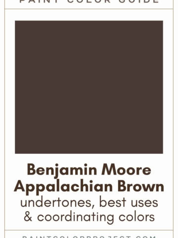 Benjamin Moore Appalachian Brown Paint Color Guide