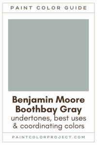 Benjamin Moore Boothbay Gray Paint Color Guide