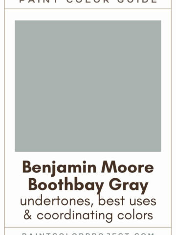 Benjamin Moore Boothbay Gray Paint Color Guide