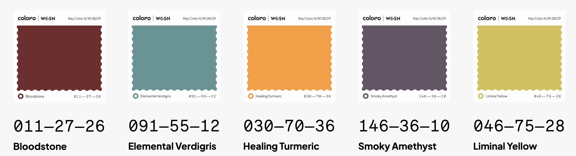 lumino key colors 2027
