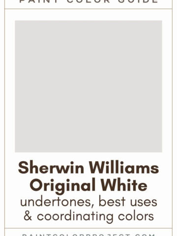 Sherwin Williams Original White Paint Color Guide