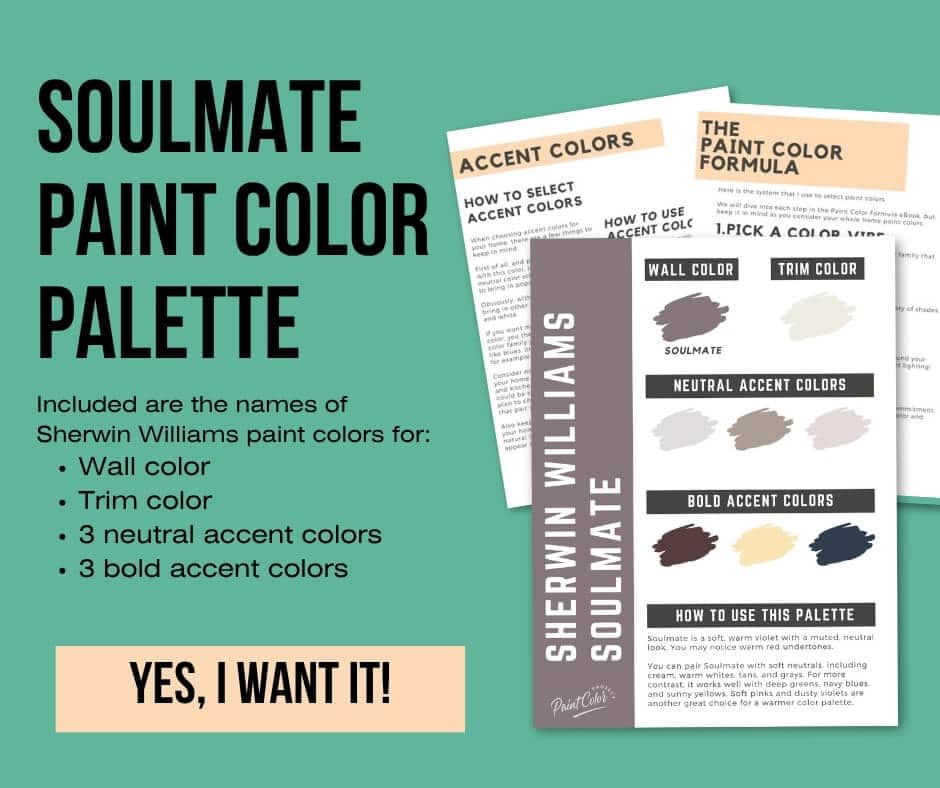 Sherwin Williams Soulmate Paint Palette